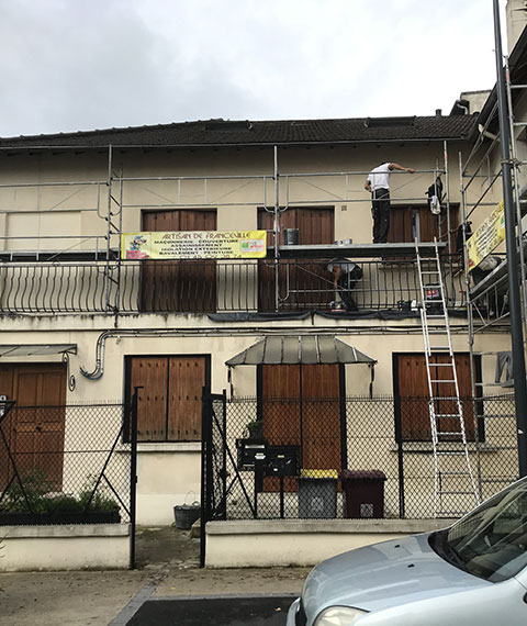 Ravalement de façade à Montfermeil en Seine Saint Denis 93