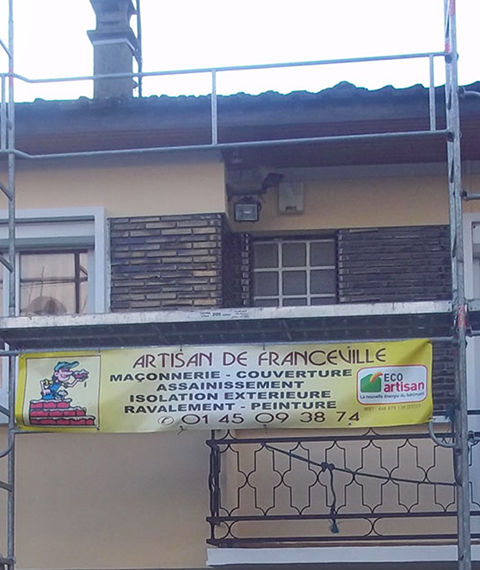 Ravalement de façade à Montfermeil en Seine Saint Denis 93