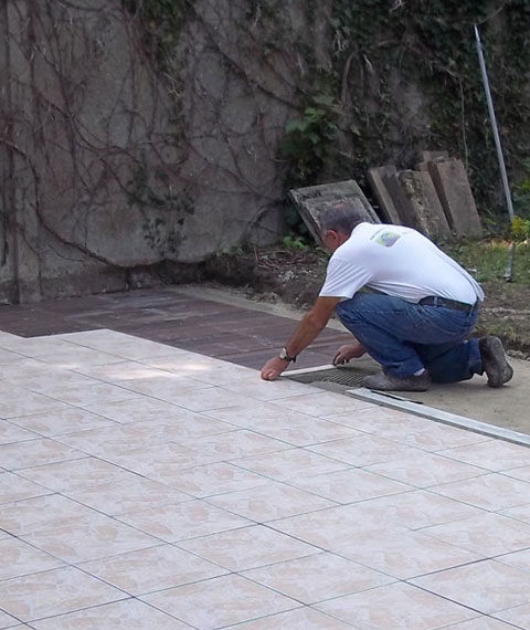 Pose de carrelage exterieur à Montfermeil en Seine Saint Denis 93