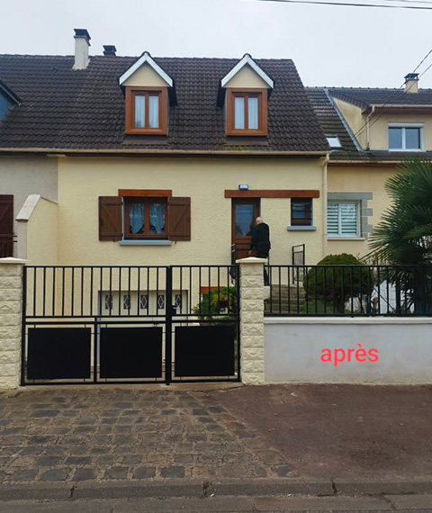Ravalement de façade à Montfermeil en Seine Saint Denis 93