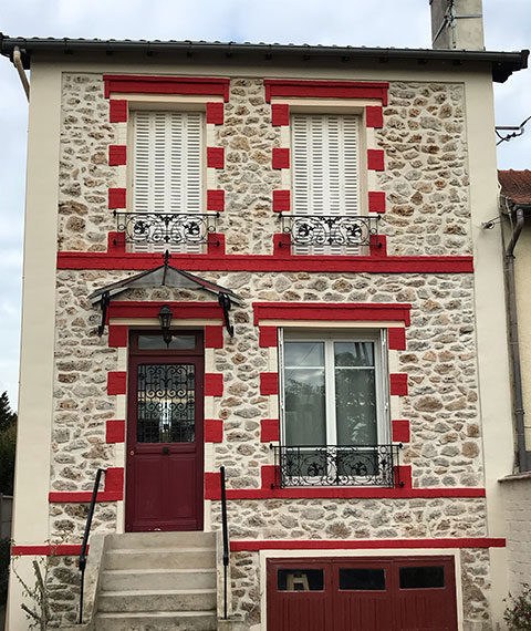 Ravalement de façade à Montfermeil en Seine Saint Denis 93